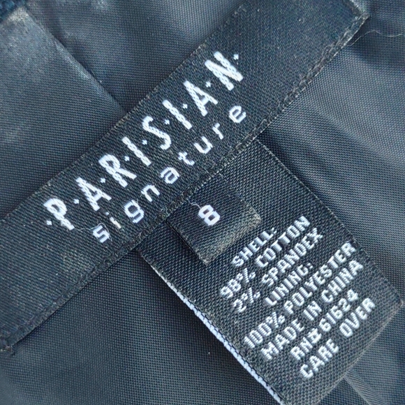 PARISIAN'S SIGNATURE LADIES' LUXURY GEOMETRIC PRINT KNEE-LENGTH OVERCOAT - Picture 17 of 17